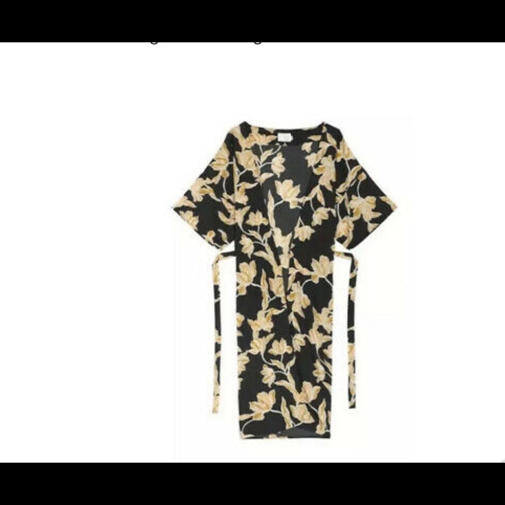 Maison Du Soir L/XL Floral Robe - Picture 2 of 4
